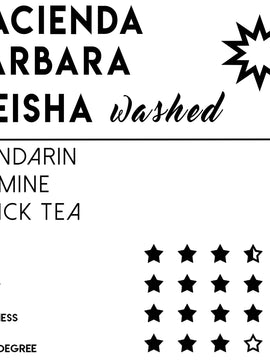 Panama Geisha Coffee - Hacienda Barbara Washed