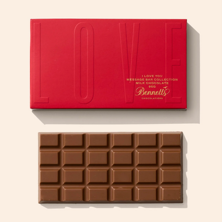 I Love You <3 Message Milk Chocolate Bar