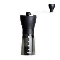 Hario Mini Coffee Hand Grinder, Mill Plus - Transparent Black